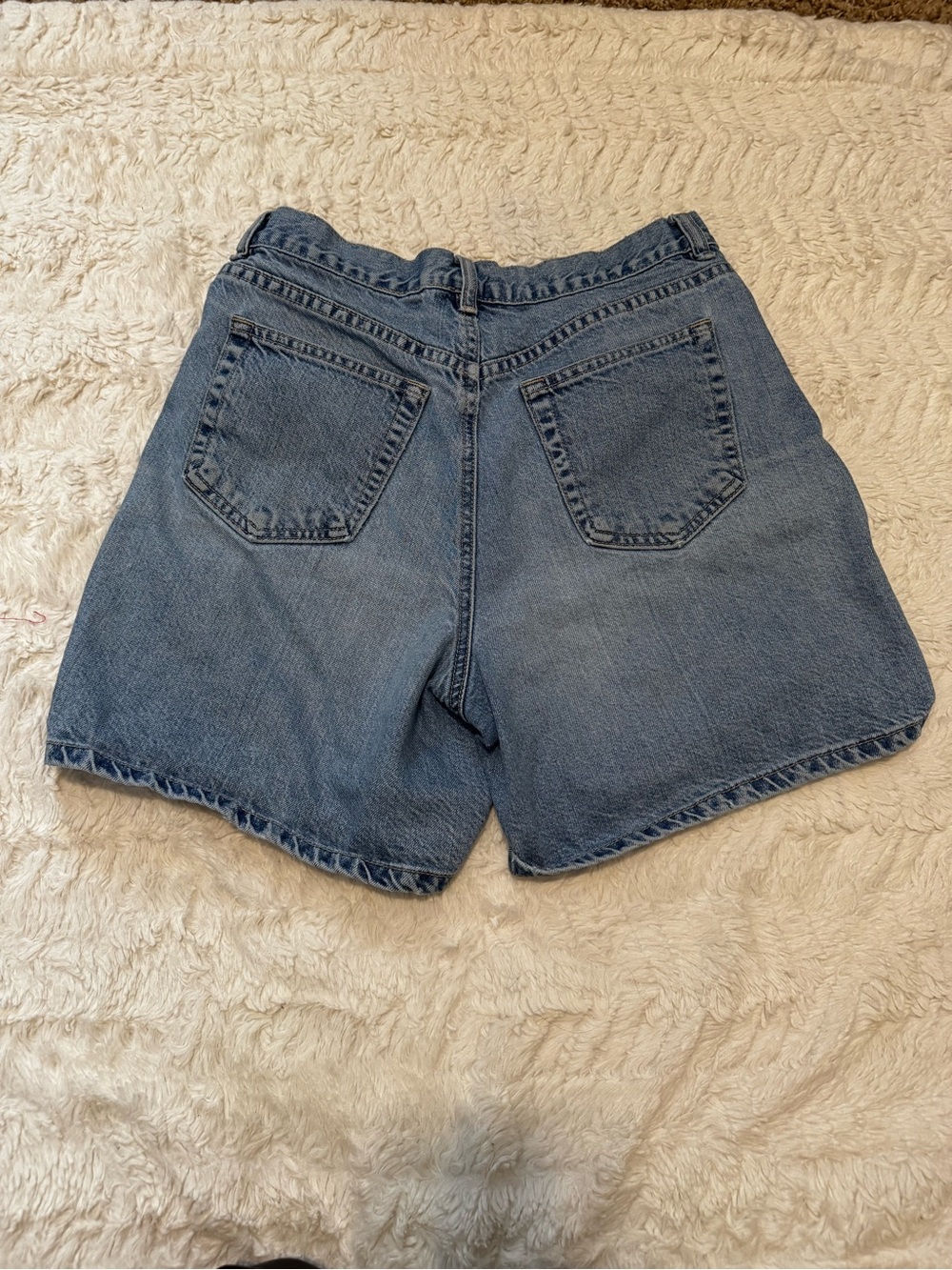 Vintage 90s Crazy Horse High Rise 100% Cotton Denim Mom Shorts - Picture 4 of 6